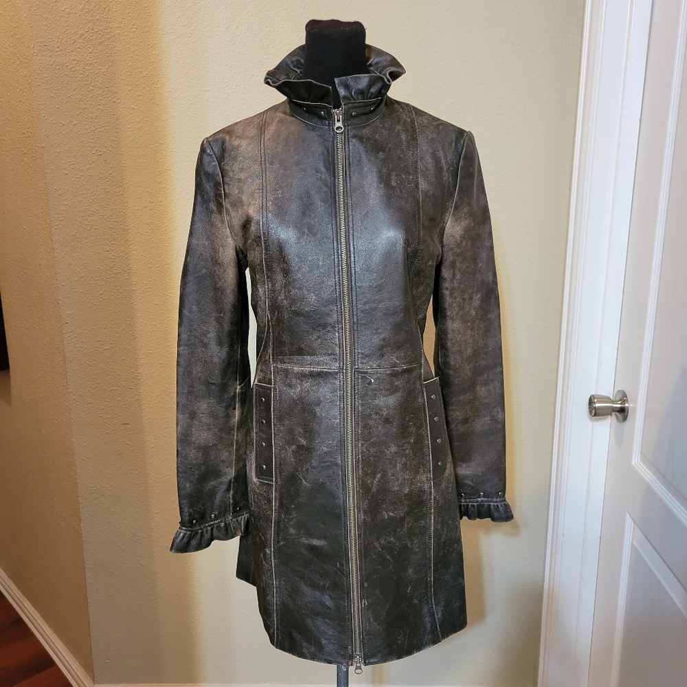 Skinz leather jacket - Picture 2 of 16